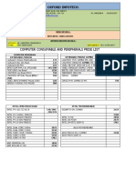 Computer Consumable and Peripherals Prise List: Oxford Infotech