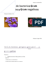 PDF Tabla de Bacterias Gram Positivas y Gram Negativas de Importancia Medica 2014