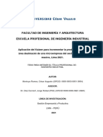 Aplicación Del Kaizen para Incrementar La Productividad