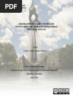 Mejoramiento en El Control de Inventarios Del Almacén de Materias Primas en Ags Sas