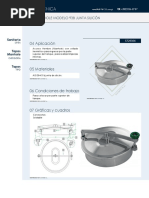 7 Tapa Manhole Modelo 93b Junta Silicón