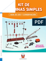 Guía de Uso y Conservación Del Kit de Máquinas Simples para Docentes