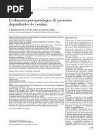 Trastorno Bipolar y Trastorno Por Uso de Sustancias. Estudio Madrid Sobre Prevalencia de Patología Dual