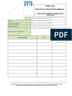 03 Formulario Registro de Capacitación Ambiental