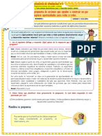 DIA 1 Planificamos Una Propuesta de Acciones Que Ayuden A Construir Un País Con Mayores Oportunidades para Todas y Todos.