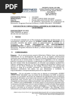 Disposicion de Principio de Oportunidad