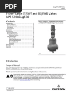 Fisher Large ET/EWT and ED/EWD Valves NPS 12 Through 30: Scope of Manual