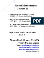 Keo Sodara - High School Math Contest II