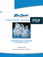 EuSalt AS016-2005 Chloride - Potentiometric Method