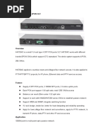 HA7304C 1U Rack 4PON OLT