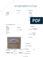 Ejercicios Resueltos de Aceleracion, Velocidad Final e Inicial, Fuerza de Atraccion y Trabajo.