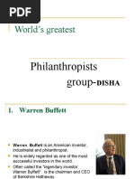 World's Greatest: Philanthropists Group