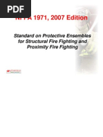 NFPA 1971, 2007 Edition