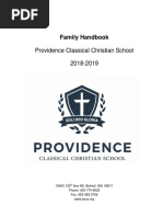 Providence Classical Christian School 2018-2019: Family Handbook