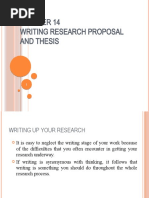 Chap14 - Writing Research Proposal and Thesis