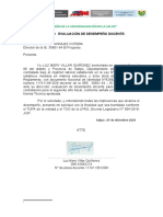 Solicitud Evaluación de Desempeño Docente.