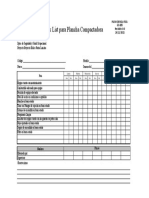 Inspección Pre-Uso Plancha Compactadora