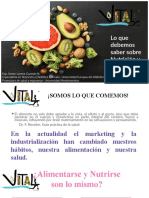 Lo Que Debemmos Saber Sobre Nutrición y Cocina