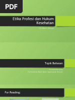 Etika Profesi Dan Hukum Kesehatan: Fikri Mourly Wahyudi