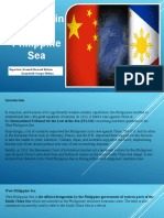 Disputes in West Philippine Sea: Reporters: Kenneth Bernard Beltran Donnabelle Gruspe Medina