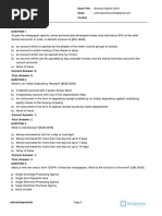 Correct Answer: B Your Answer: B: Exam Title: Banking Aspects-Disha Email Contact