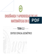 Tema 2.2 - Sentido Espacial