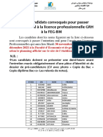 Avis LPGRH PV Selection Sur Dossier