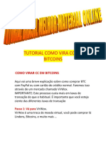 COMO TRANSFORMA CC EM BITCONIS - PDF TUTERIALBRASIL