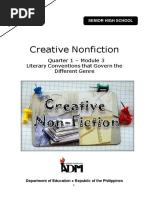 Module 3 Creative Nonfiction