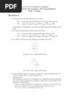 Exercice 1: NF11 - Théorie Des Langages de Programmation TD3: Corrigé