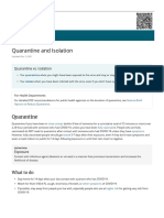 COVID-19 Quarantine and Isolation - CDC