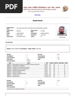 Student Result: Session: 2020-21 (REGULAR) Semesters: 1 Result: Marks: 783/1200