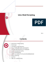 UNIX Shell Scripting