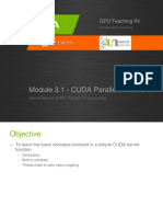 Module 3.1 - CUDA Parallelism Model: GPU Teaching Kit