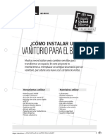 Ge In02 Como Instalar Un Vanitorio para El Bano