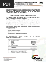 Características Técnicas Minimas Requeridas: Marca Modelo Procedencia Color