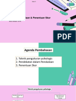 Kaidah Penskalaan & Penentuan Skor: Maria Oktasari, M.PD