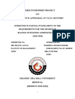 Internship Report On Performance Appraisal (Harshita Singh Rathore)