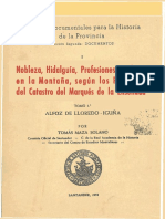 Maza Solano 1953 - Nobleza, Hidalguía, Profesiones y Oficios en La Montaña - MazaSolano - PADRONES - 1 - Lloredo-Iguña