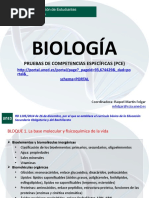 Contenidos PAU Biologia RM