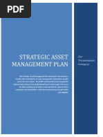 Strategic Asset Management Plan: For Transmission Category