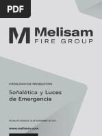 Catalogo Melisam Señaletica y Luces Emergencia