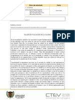 Actividad de Aprendizaje Evaluacion de Calidad en Salud