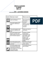 Lab Activity 3 - Lab Safety Symbols Worksheet 2