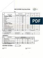 Score Calculation Form