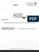 ADS 18 - Ambient Marine Water and Sediments Specification