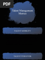 Talent Management Metrics