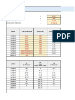 Shore Pile Pressure Calculation: 1.7m 12m 13.5m 20 kN/m2