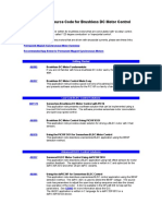 App Notes and Source Code For Brushless DC Motor Control