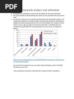 SBM4305-BIS2003 T3 2020 Assessment 3 France Vacancies Project Cost Estimation - 584992893